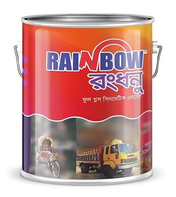 Buy Rainbow Rangdhanu Synthetic Enamel Black 0.200ml Online at Best Price