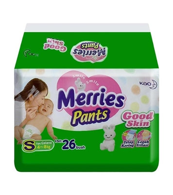 Buy Merries Baby Diaper - Pant System S-26 Online