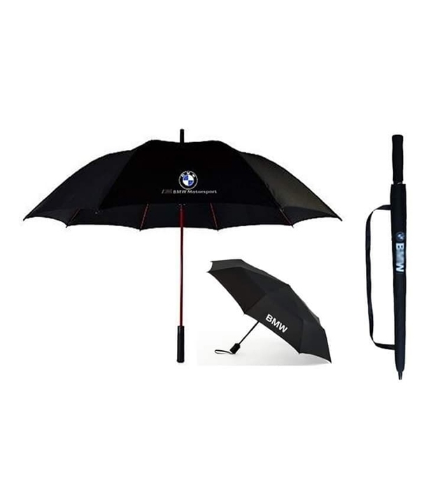 Picture of BMW Single Layer Foldable Umbrella 28" Black