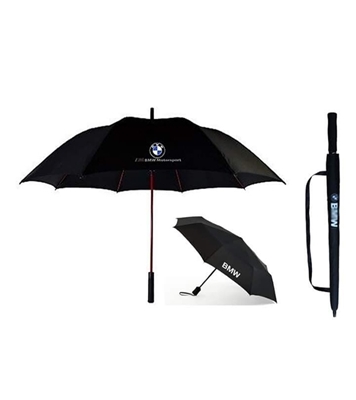 Picture of BMW Single Layer Foldable Umbrella 28" Black