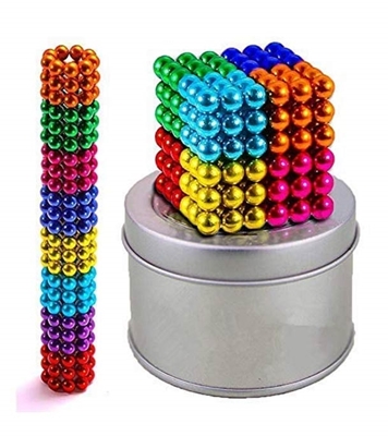 Buy Round Shape Magnetic Block 126 Pcs Online at Best Price
