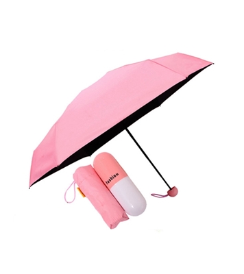 Buy Ladies Capsule Umbrella Pink 35" Online at Best Price