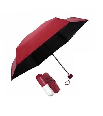 Buy Ladies Capsule Umbrella Maroon 35" Online at Best Price