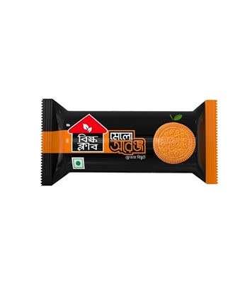 Buy PRAN Bisk Club Mellow Orange Biscuit 70gm Online