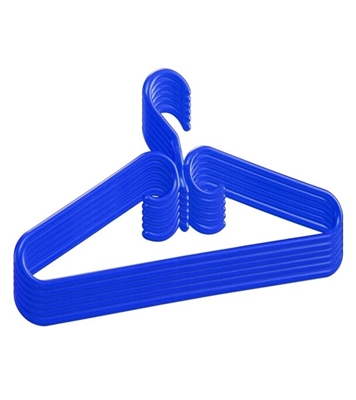 Buy Coat Hanger 42CM 6 Pcs Set SM Blue Online 