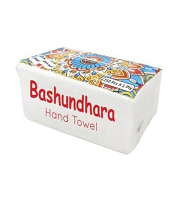 Buy Bashundhara Hand Towel (Poly) 250pcs Online