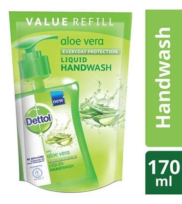 Buy Dettol Aloe Vera Liquid Handwash Refill 170ml Online