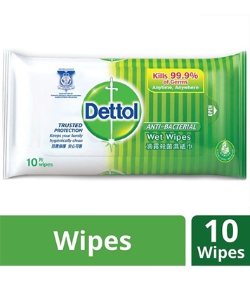 Buy Dettol Wet Wipes 10pcs online