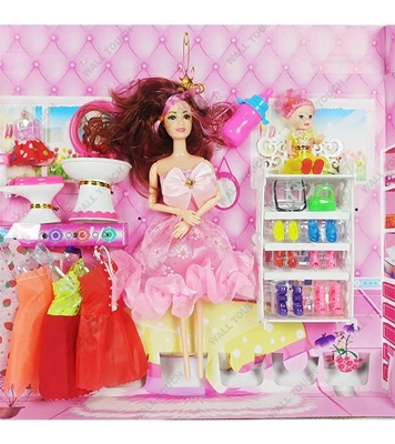 Buy Beauty Fashion and Stylish Barbie Doll With Dress & Accessories Online