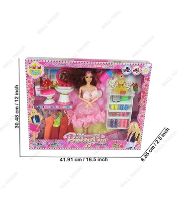 Buy Beauty Fashion and Stylish Barbie Doll With Dress & Accessories Online