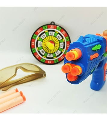 Buy Fires Foam Darts Shooter Plastic Soft Bullet Blaster Toy Gun With Suction Target Board Online