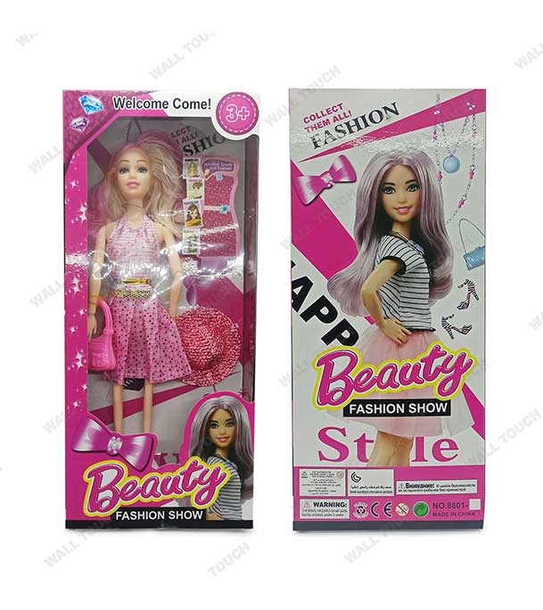 Buy Kid's Beauty Fashion Show Style Wonderful Barbie Doll Toy Pink Online