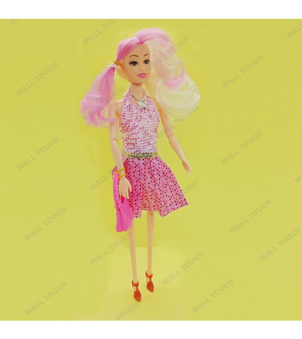 Buy Kid's Beauty Fashion Show Style Wonderful Barbie Doll Toy Pink Online