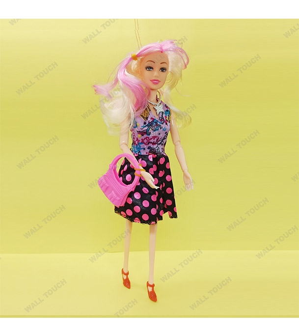 Buy Kid's Beauty Fashion Show Style Wonderful Barbie Doll Toy Black Online