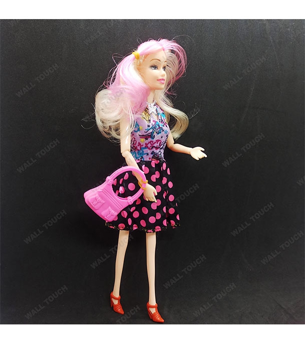 Buy Kid's Beauty Fashion Show Style Wonderful Barbie Doll Toy Black Online