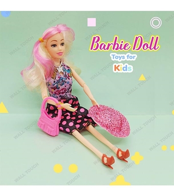Buy Kid's Beauty Fashion Show Style Wonderful Barbie Doll Toy Black Online