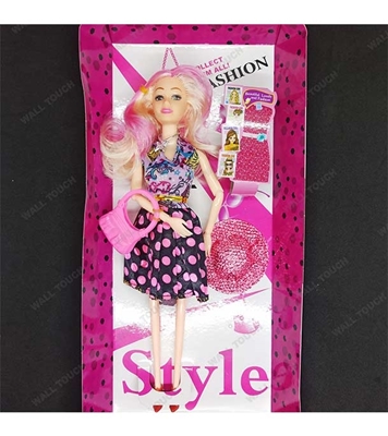 Buy Kid's Beauty Fashion Show Style Wonderful Barbie Doll Toy Black Online