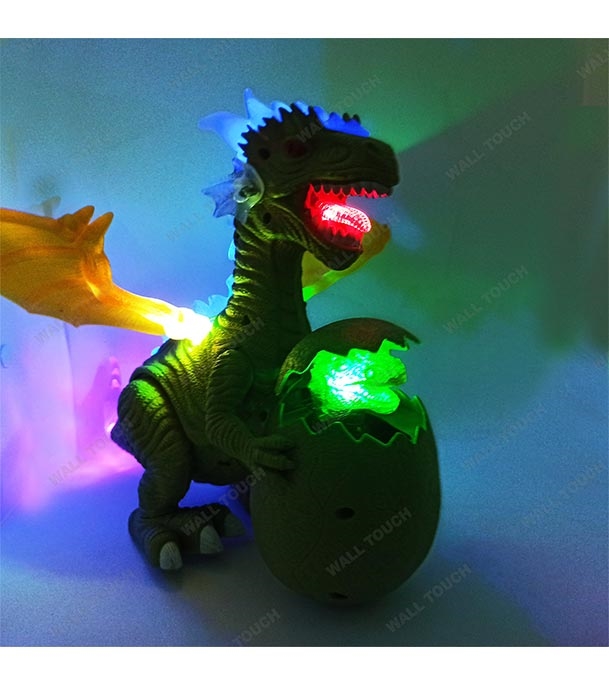 Buy Kid's Dinosaur Simulation Sound Toy Walking Dragon With Lights And Sounds Online