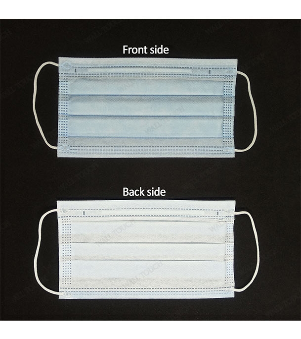 Buy 3 Layer Disposable Non-Oven Surgical Face Mask With High Quality Noseclip 50 pcs Online