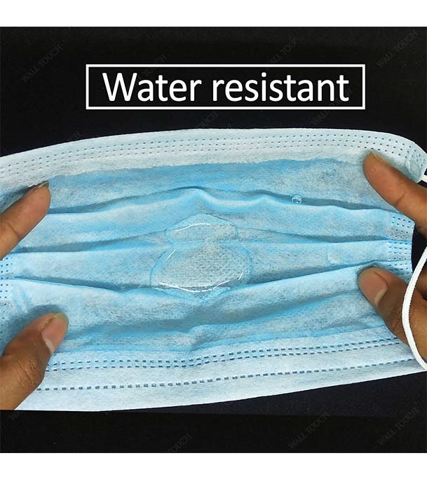 Buy 3 Layer Disposable Non-Oven Surgical Face Mask With High Quality Noseclip 50 pcs Online