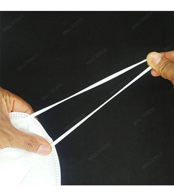 Buy 5 Layer Pack Folding KN95 Protective Mask With Steel Nose Clip White 1 pc Online