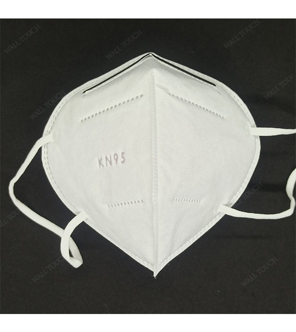 Buy 5 Layer Pack Folding KN95 Protective Mask With Steel Nose Clip White 1 pc Online