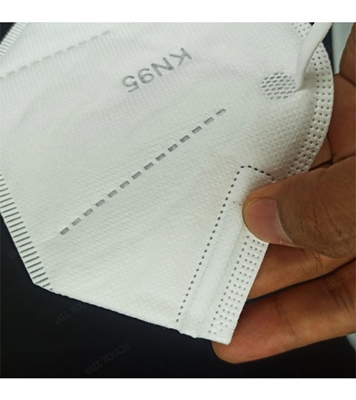 Buy 5 Layer Mccon Folding KN95 Protective Mask With PVC Nose Clip White 10 pcs Online