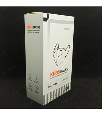 Buy 5 Layer Mccon Folding KN95 Protective Mask With PVC Nose Clip White 10 pcs Online