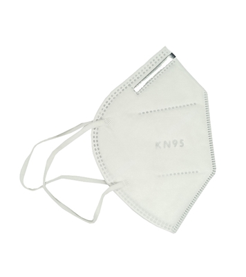 Buy 5 Layer KSL Folding KN95 Protective Mask With Steel Nose Clip White 10 pcs Online