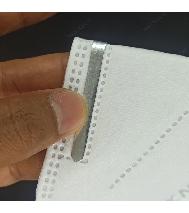 Buy 5 Layer KSL Folding KN95 Protective Mask With Steel Nose Clip White 10 pcs Online