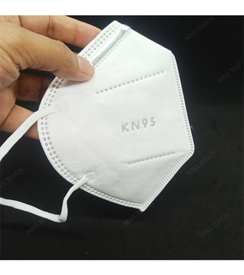 Buy 5 Layer KSL Folding KN95 Protective Mask With Steel Nose Clip White 10 pcs Online