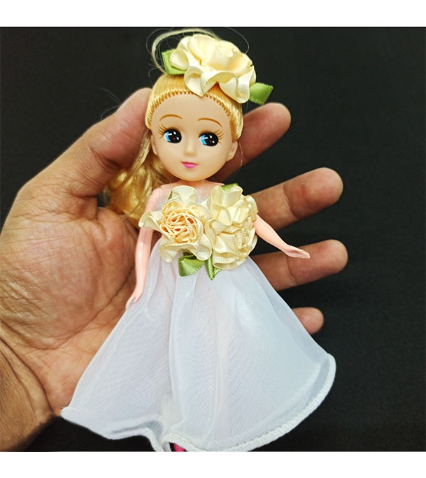 Buy Mini Doll Beautiful Dressed With Key Ring Online