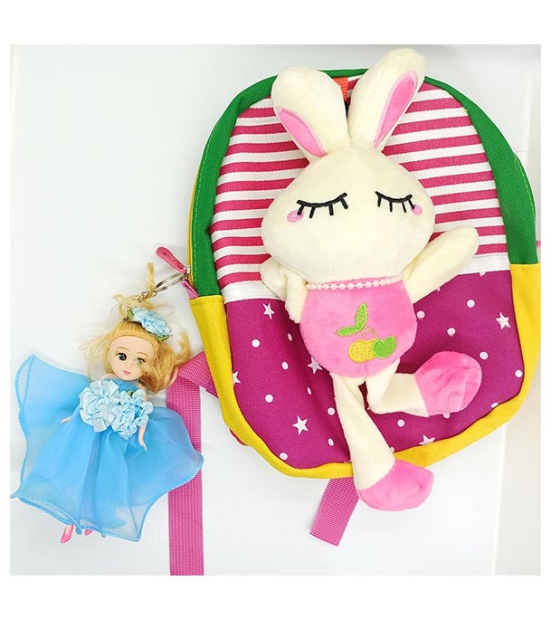 Buy Mini Doll Beautiful Dressed With Key Ring Blue Online