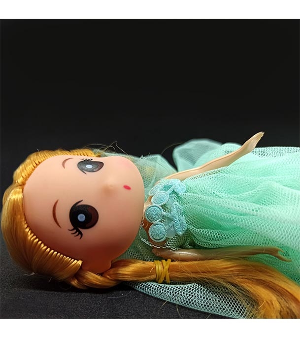 Buy Mini Doll Beautiful Dressed With Key Ring Ice Blue Online