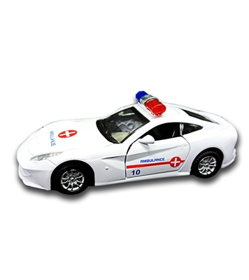 Buy Kid's Alloy Die cast Metal 1:32 Scale Rescue Police Toy Car Online