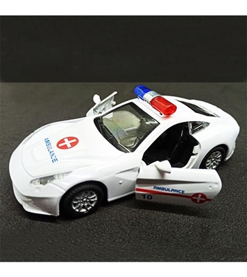 Buy Kid's Alloy Die cast Metal 1:32 Scale Rescue Police Toy Car Online