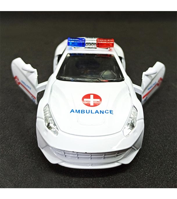 Buy Kid's Alloy Die cast Metal 1:32 Scale Rescue Police Toy Car Online