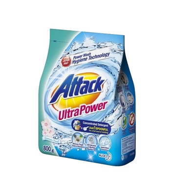 Buy Attack Detergent Powder Ultra Power 800gm Online