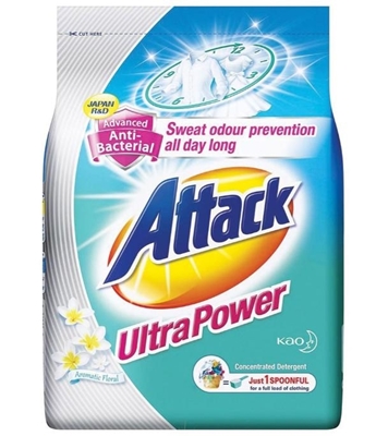 Buy Attack Detergent Powder Ultra Power - 3kg Online