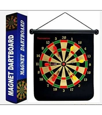 Buy Double Side Dart Board Game with 4 PCs Sharp Darts Online