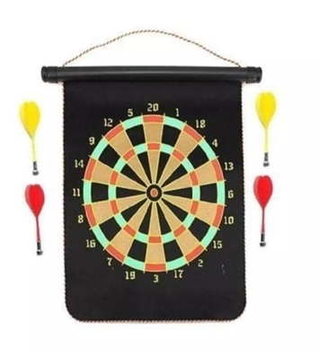 Buy Double Side Dart Board Game with 4 PCs Sharp Darts Online