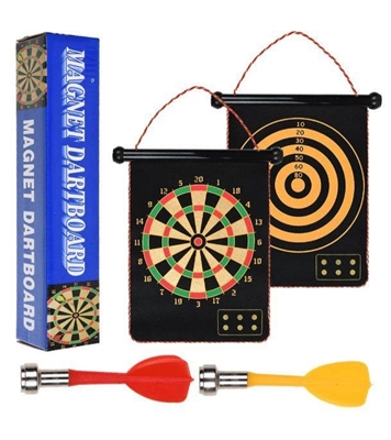 Buy Double Side Dart Board Game with 4 PCs Sharp Darts Online