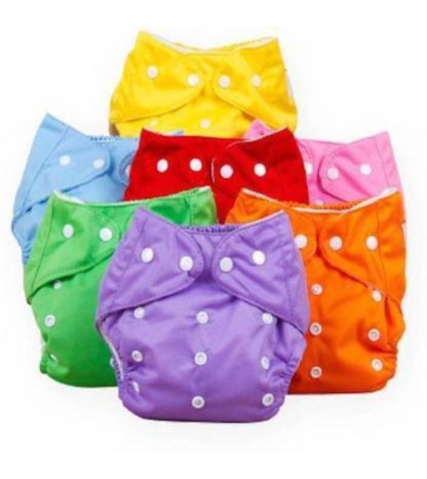 Buy Washable Reusable Cloth Baby Diaper with 1 Pad 3 Layer 1 Pc Online