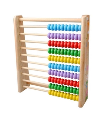 Buy Wooden Abacus for Kids Math Educational & Counting Mixed Online