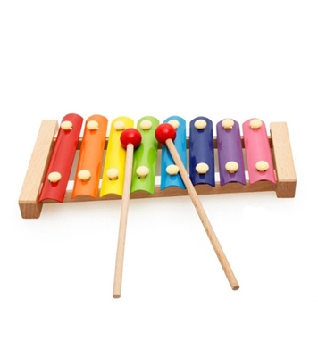Buy Kid's Wooden Xylophone Hand Knock Piano Children Toy Musical Online