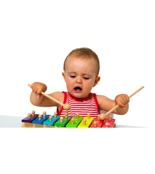 Buy Kid's Wooden Xylophone Hand Knock Piano Children Toy Musical Online