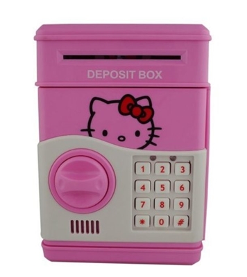 Buy Kid's Portable ATM Automatic Door Money Deposit Box Toy Mixed Online