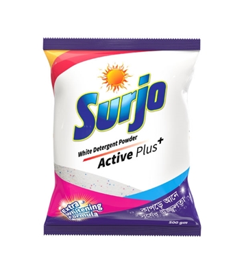 Buy Surjo Detergent Powder 500gm Online