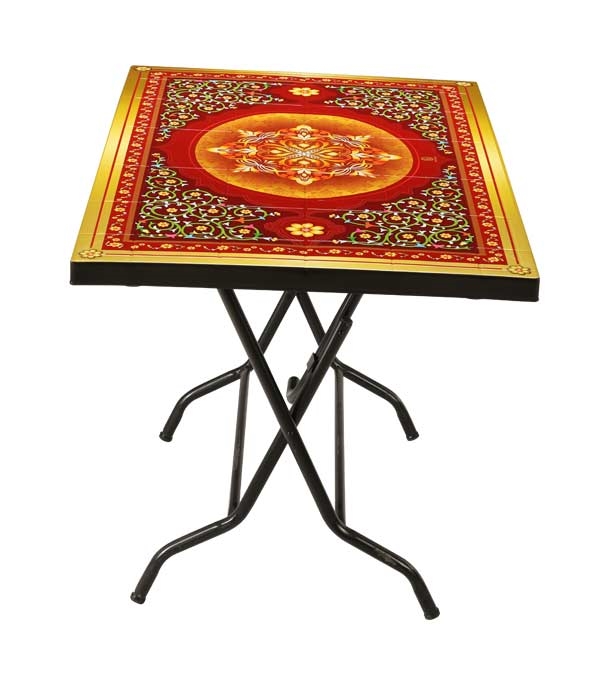 Picture of Deco Classic Table 4 Seat S/L Print Flora Black