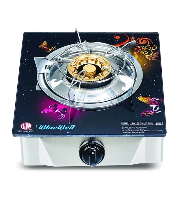Buy Single Glass LPG Gas Stove Bluebell Online